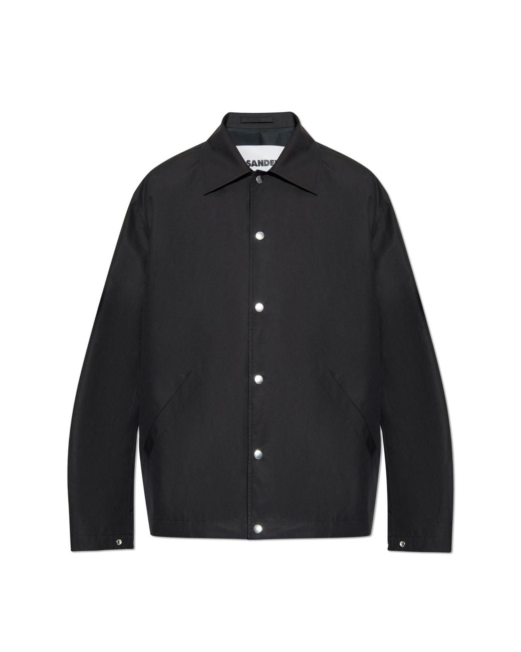 Jil Sander Black Jacket With Collar for men