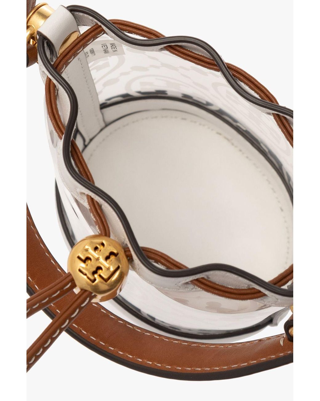 Tory Burch 't Monogram Micro' Bucket Bag in Blue | Lyst