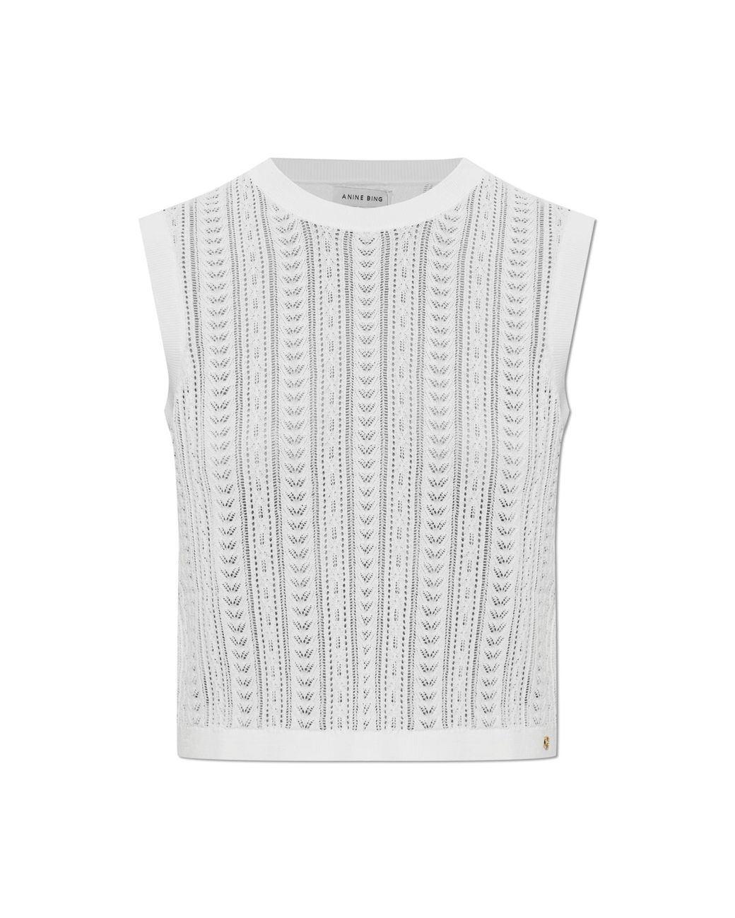 Anine Bing White 'Moni' Top