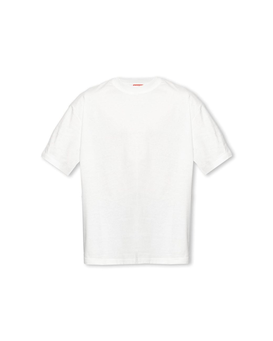 DIESEL White 'T-Boggy-Megoval-D' T-Shirt for men