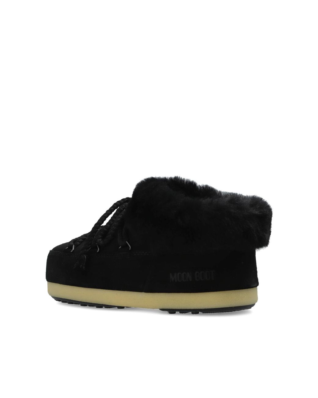 Moon Boot Black "Mb Evx Mule Suede" Shoes