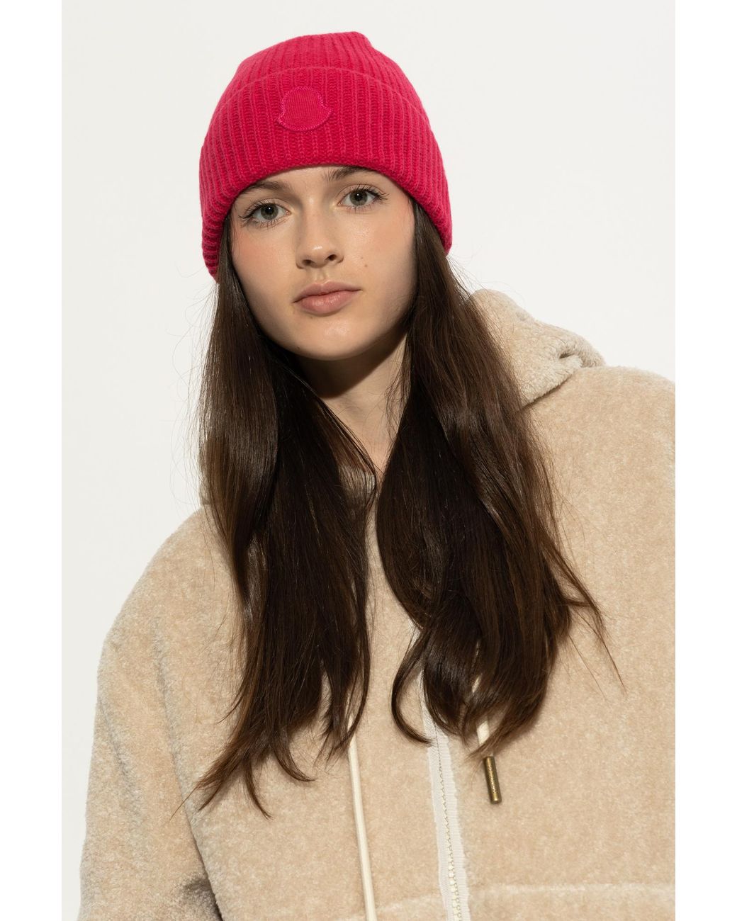 Moncler Red Cashmere Hat