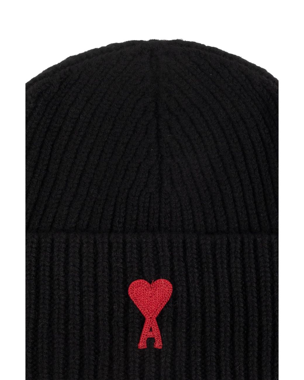 AMI Black Wool Hat
