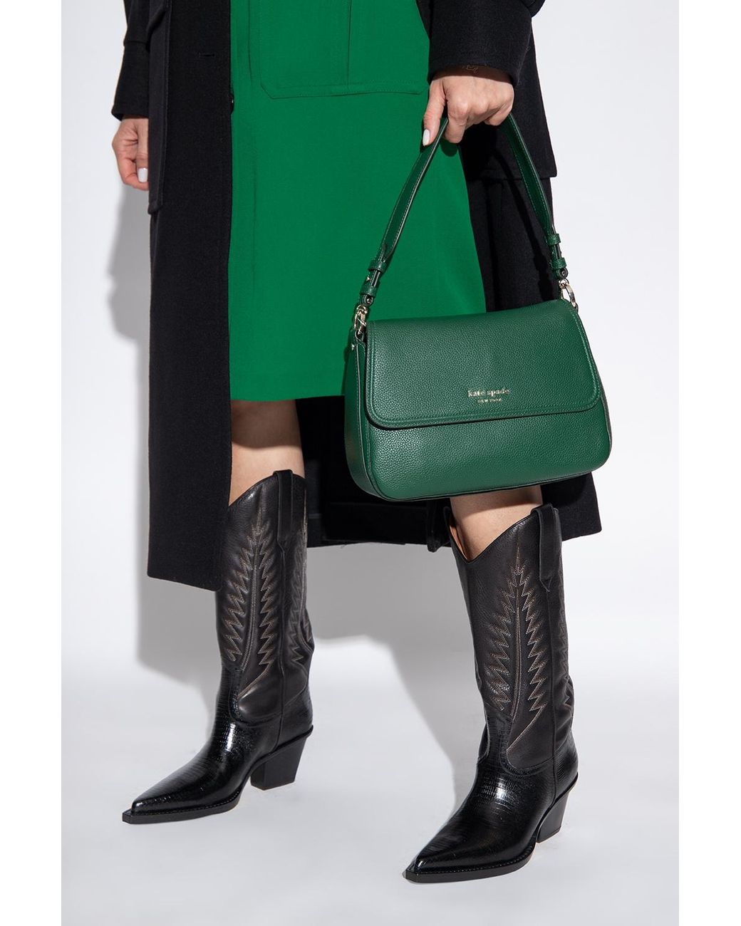 Kate Spade 'hudson Medium' Shoulder Bag in Green Lyst