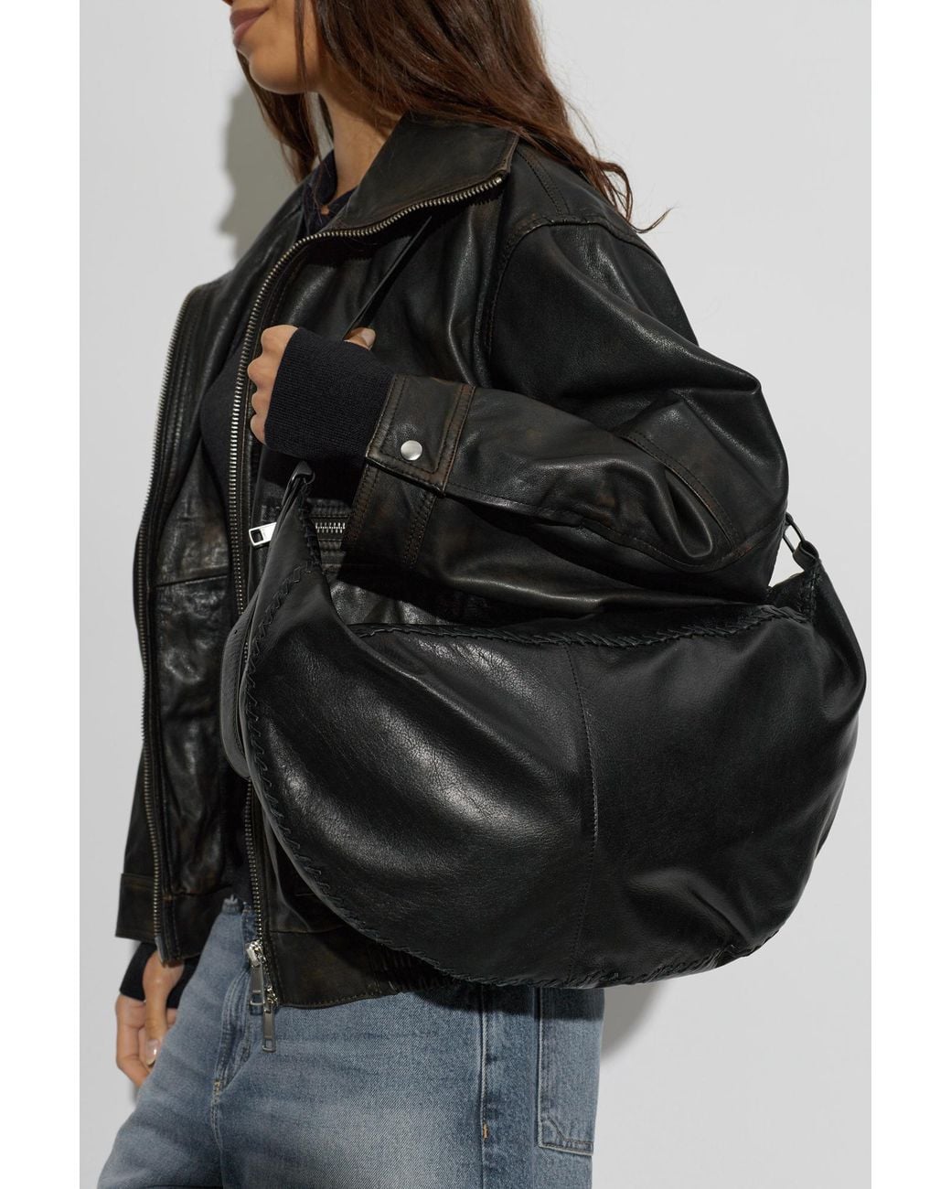 AllSaints Black 'Esme' Shoulder Bag