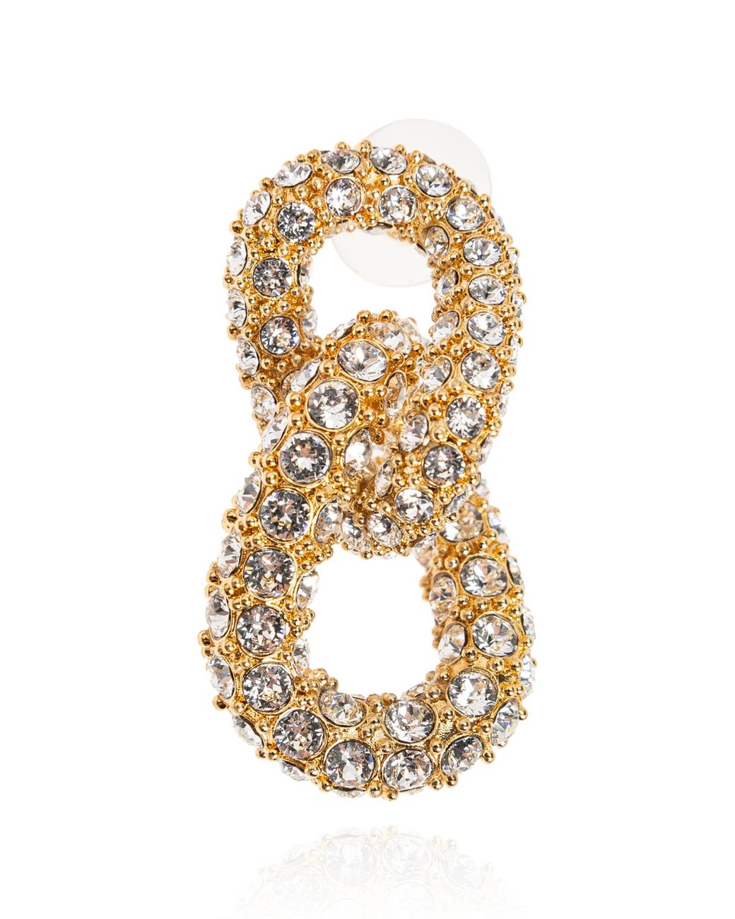 Isabel Marant Metallic Earrings With Crystals