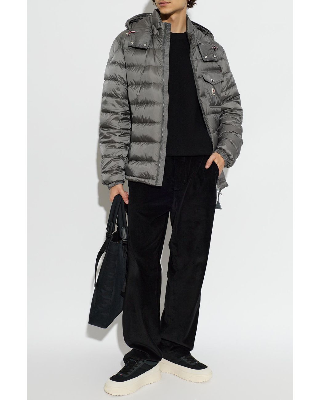 Moncler Gray Verith Down Jacket for men
