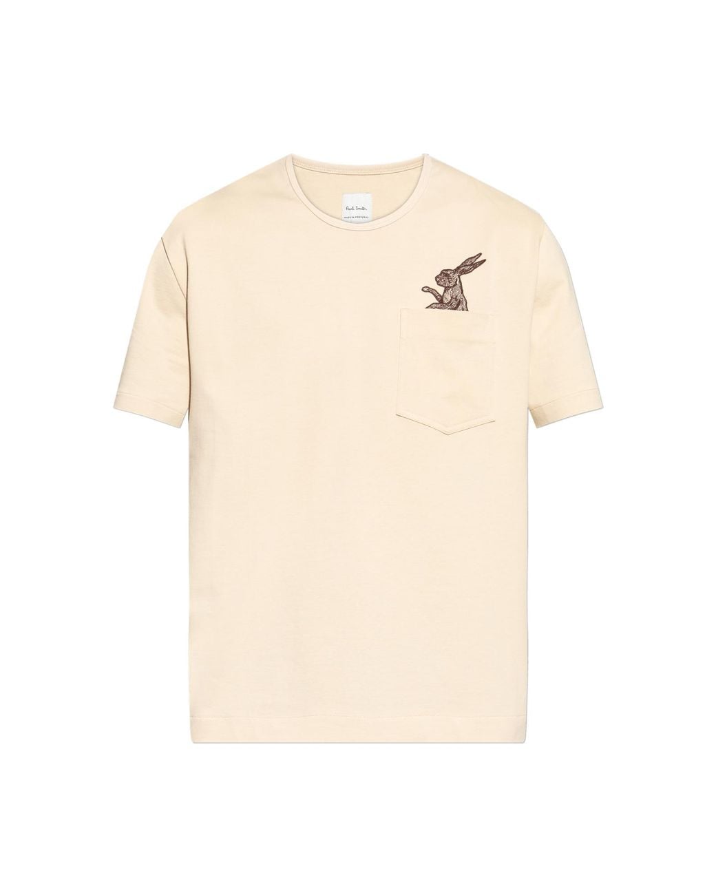 Paul Smith Natural T-Shirt With Pocket for men