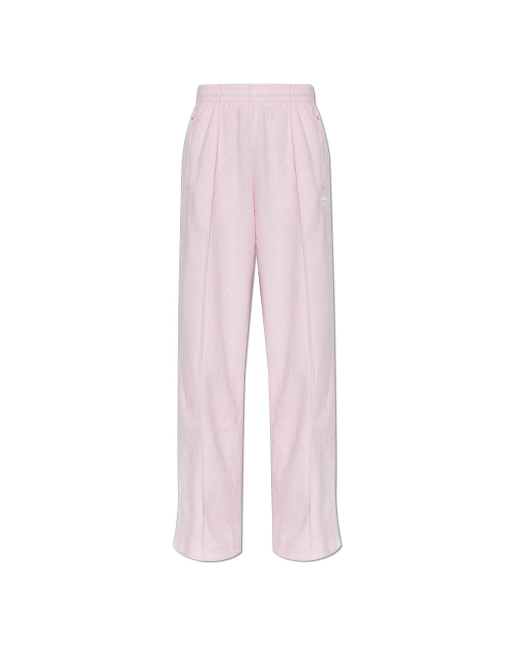 Adidas Originals Pink Sweatshirt With Stand-Up Collar