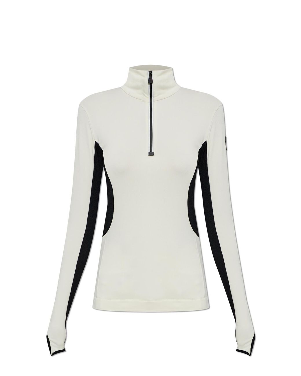Moncler White High Performance Technical Thermal Top