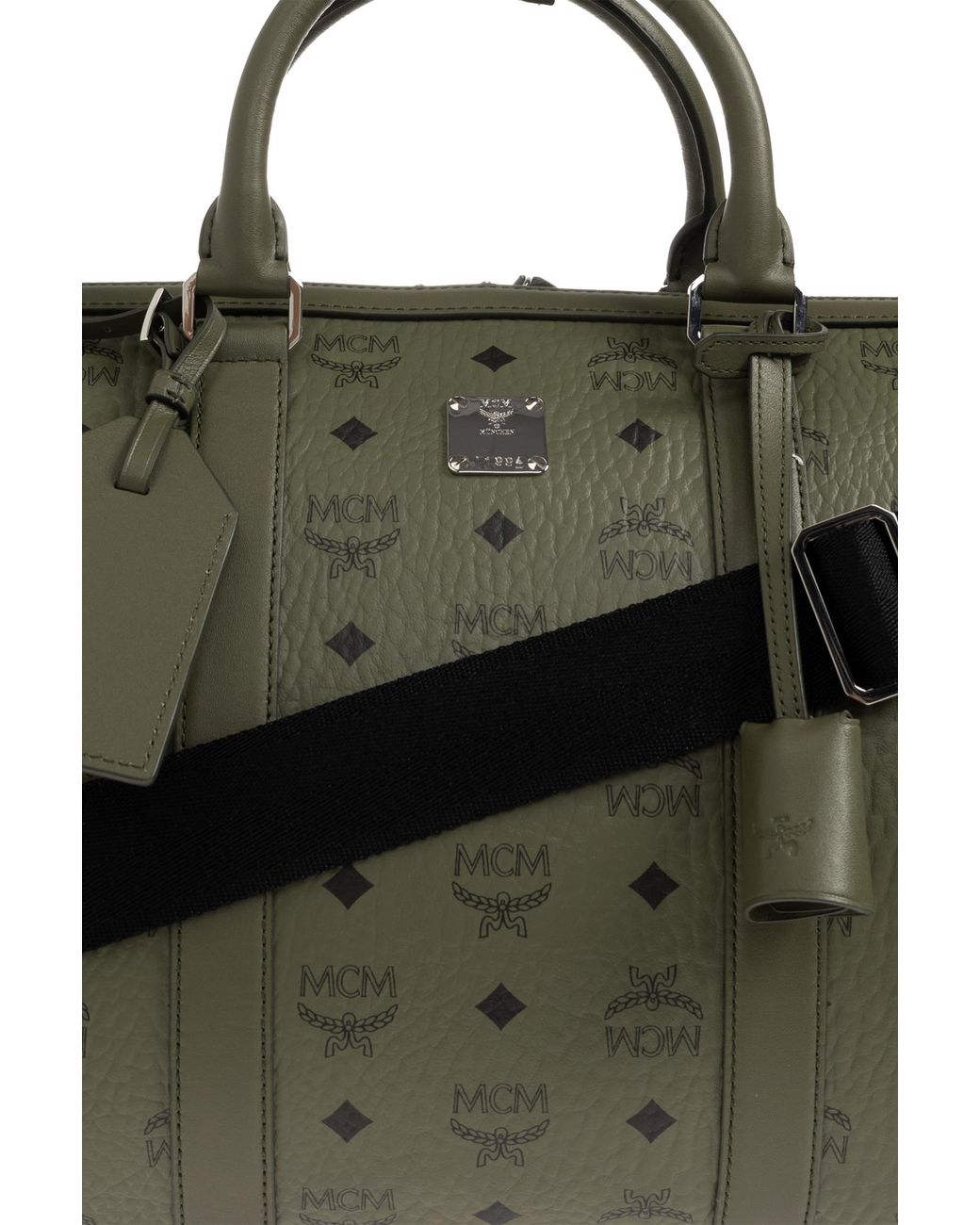 MCM Black "Ottomar" Cabin Bag for men