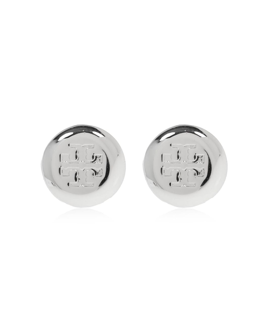 Tory Burch Metallic Logo Earrings