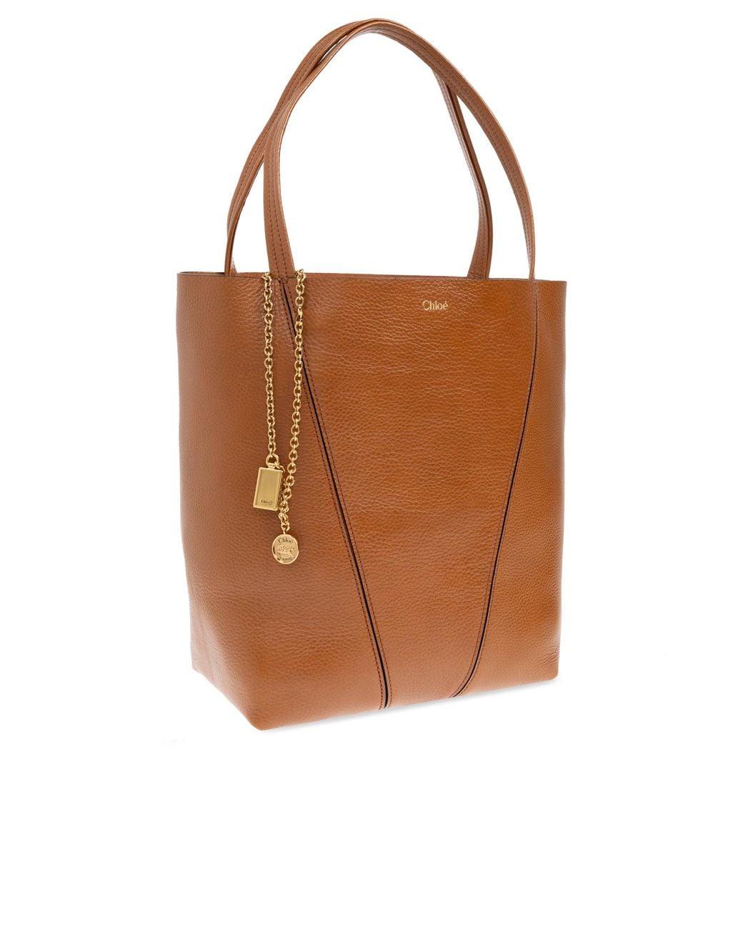 Chloé Brown Bag Spin Medium Type Shopper