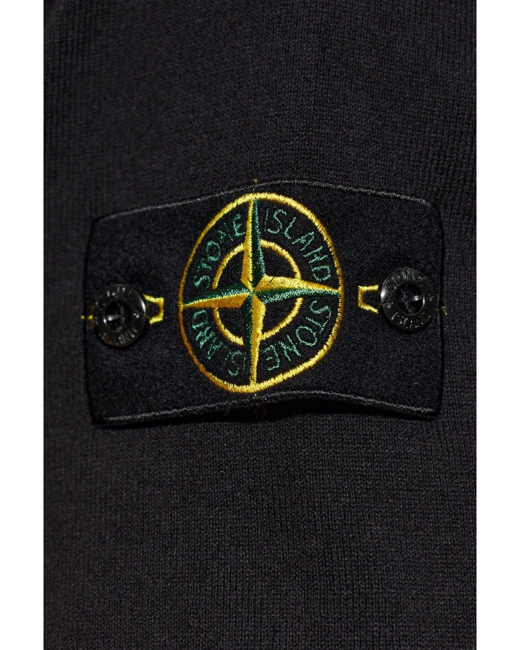 Stone Island Blue Jacket With Hood for men