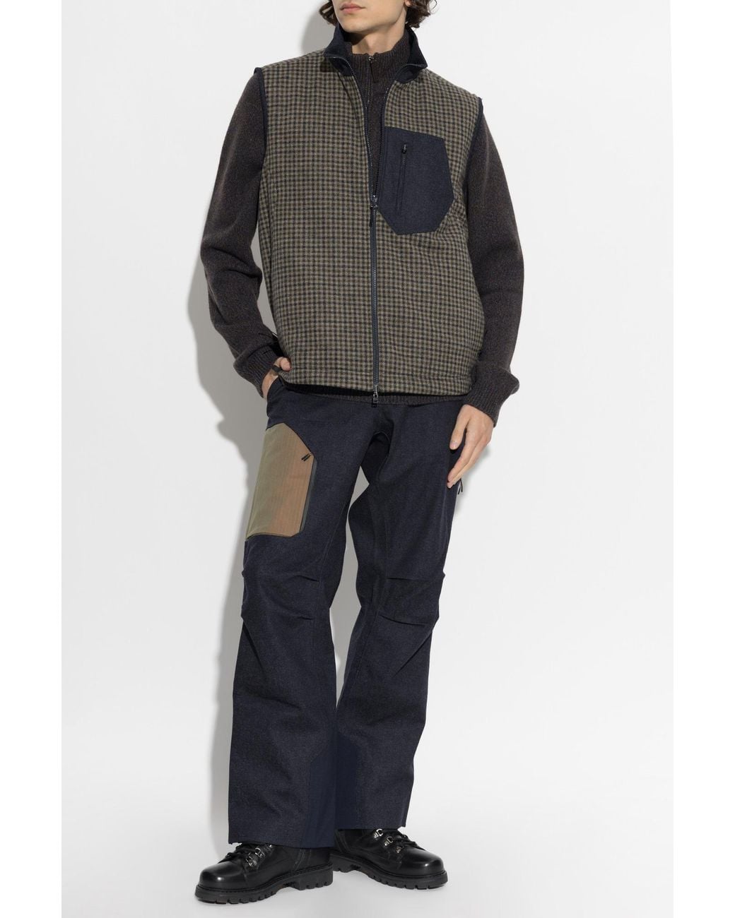 Sease Black Cashmere Sweater for men