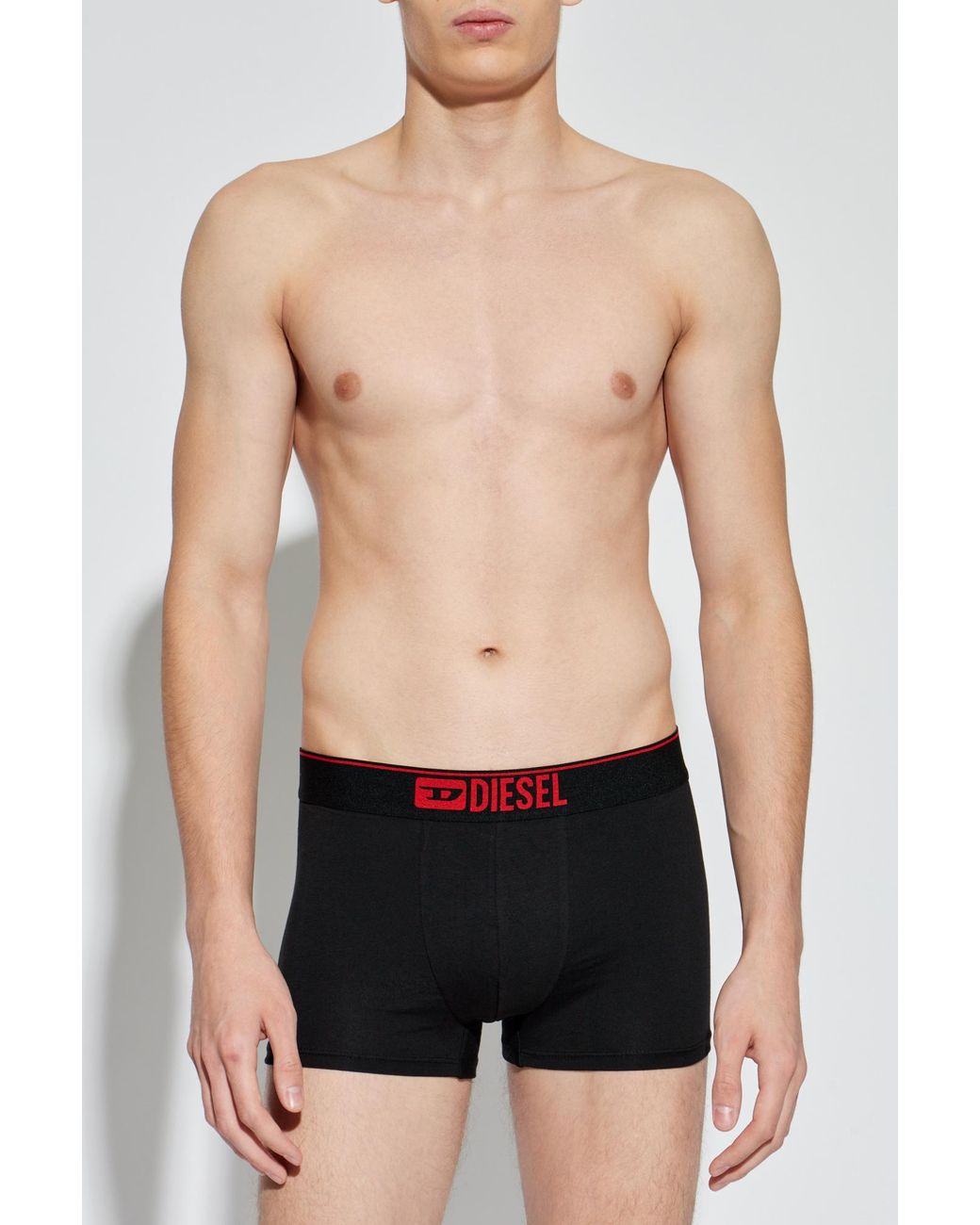 DIESEL Red Three-Pack Of Boxer Briefs 'Umbx-Damienthreepack' for men
