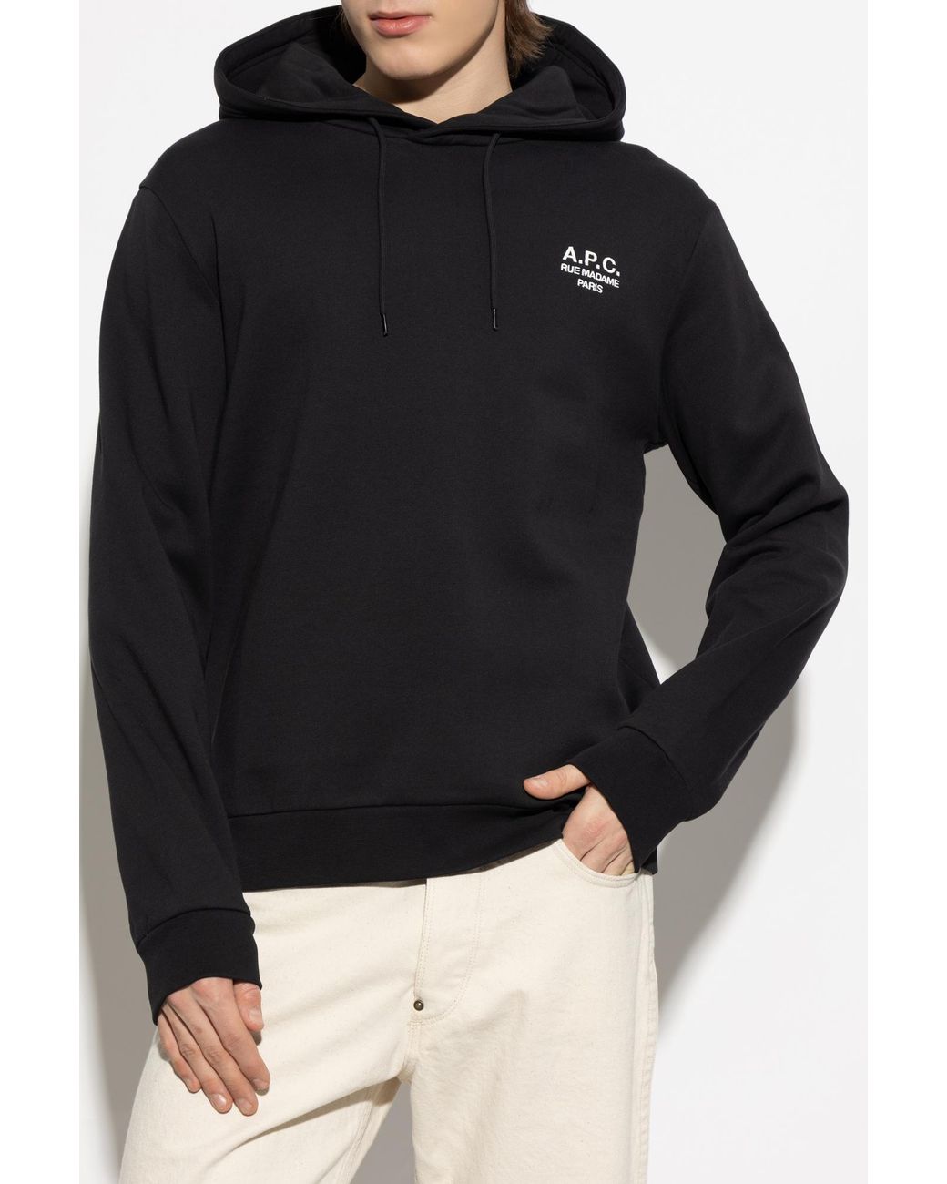 A.P.C. Black Sweatshirt Standard for men