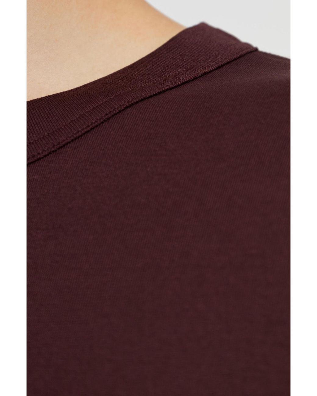 Y-3 Red T-Shirt With Logo for men