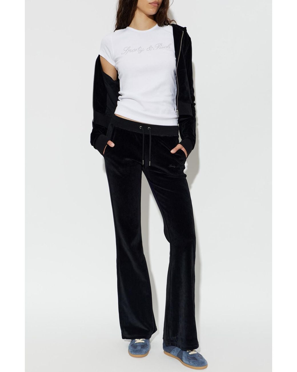 Sporty & Rich White T-Shirt From The 'Rich Girl Drop' Collection