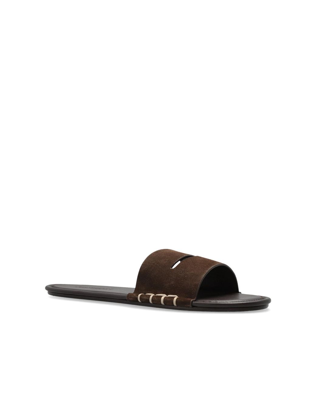 J.W. Anderson White Suede Slides