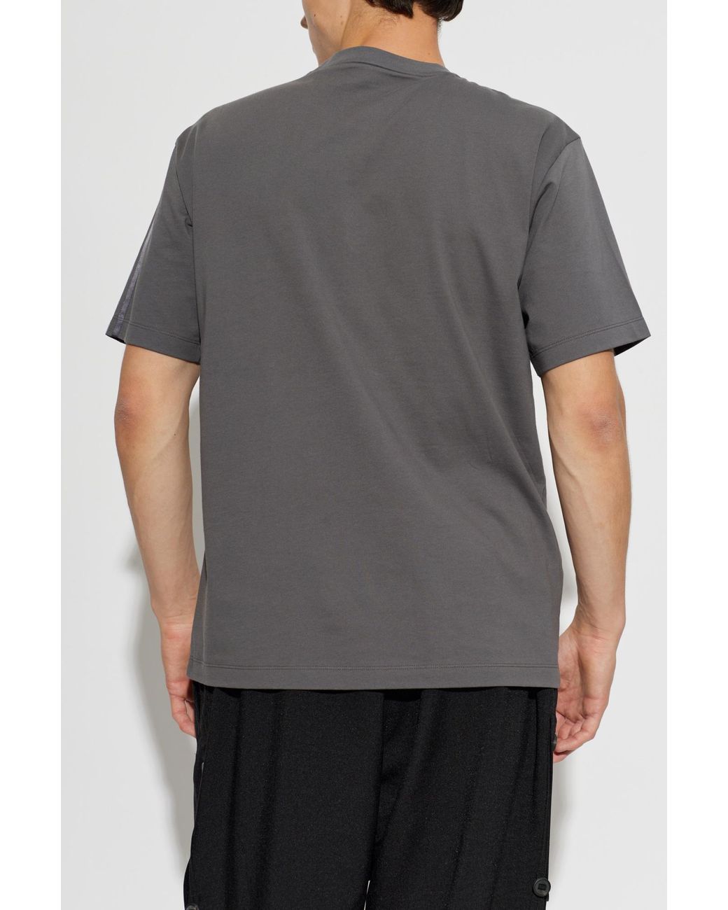 Y-3 Gray Cotton T-Shirt for men