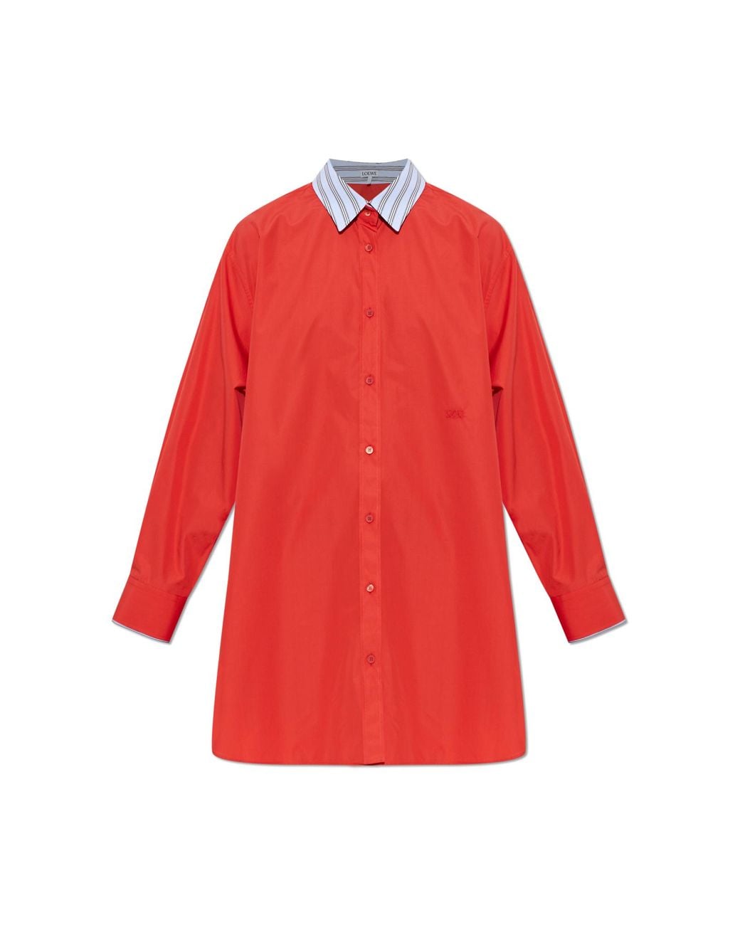 Loewe Red Shirt Dress