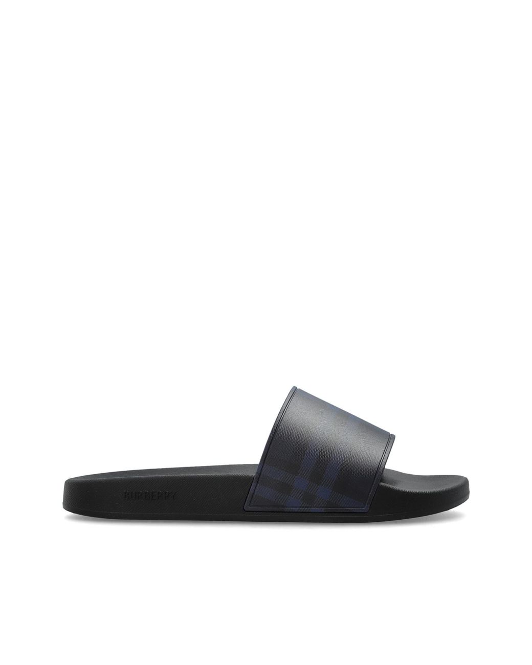Burberry White 'Furley' Slides for men