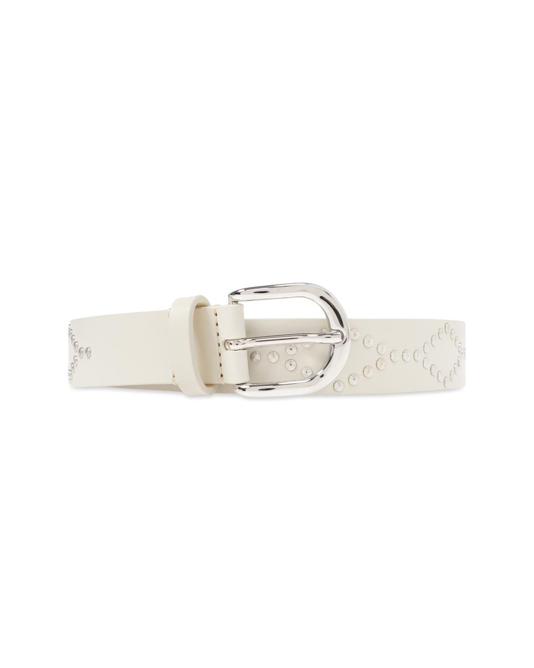 Isabel Marant White Leather Belt