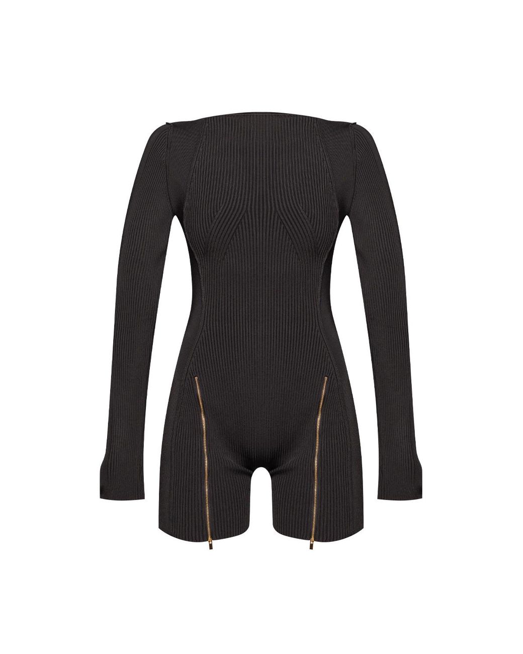 Jacquemus Bodysuit With Cutout Back in Black Lyst