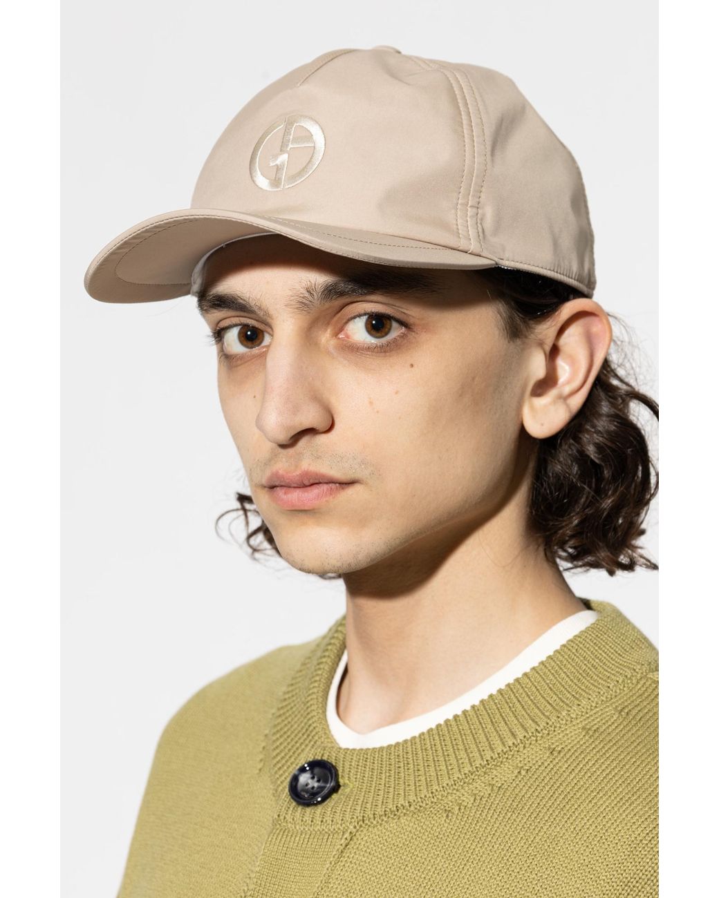 Giorgio Armani Natural Baseball Cap for men