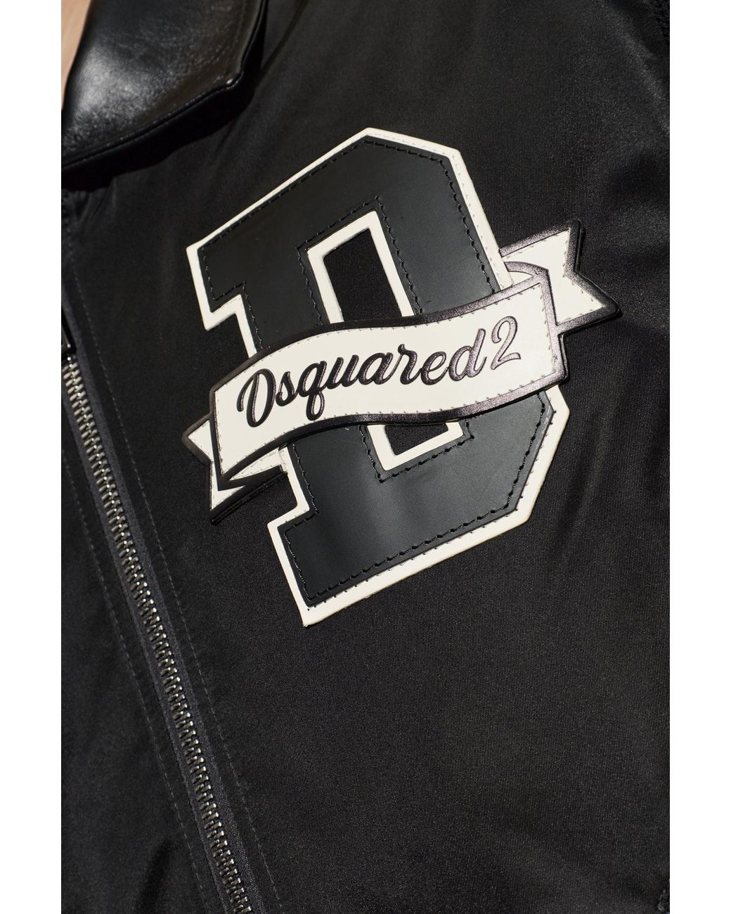 DSquared² Black Bomber Jacket for men