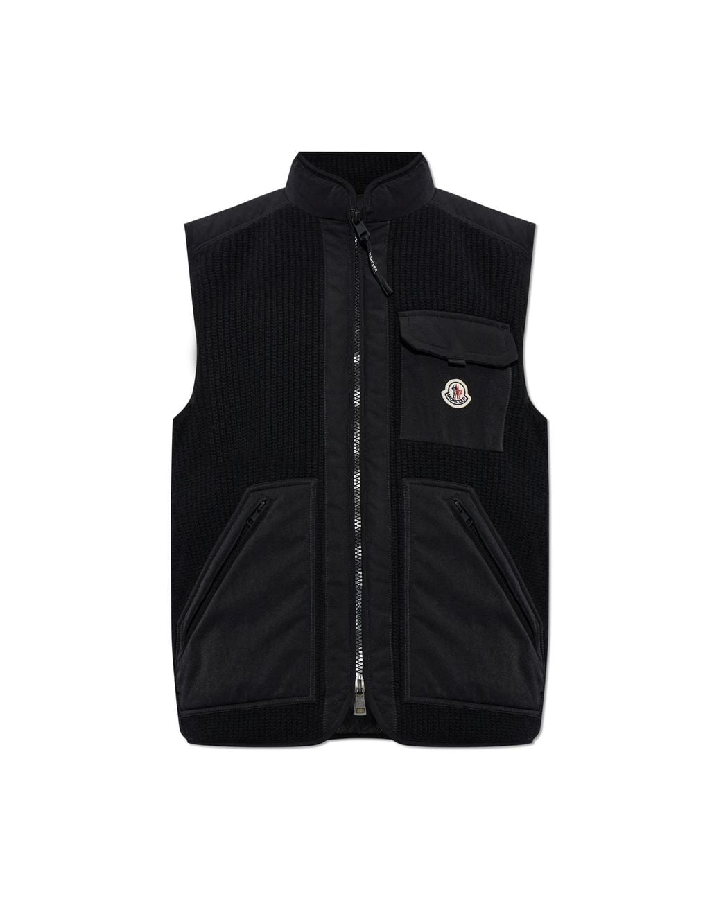 Moncler Black 'Lenevra' Puffer Vest for men