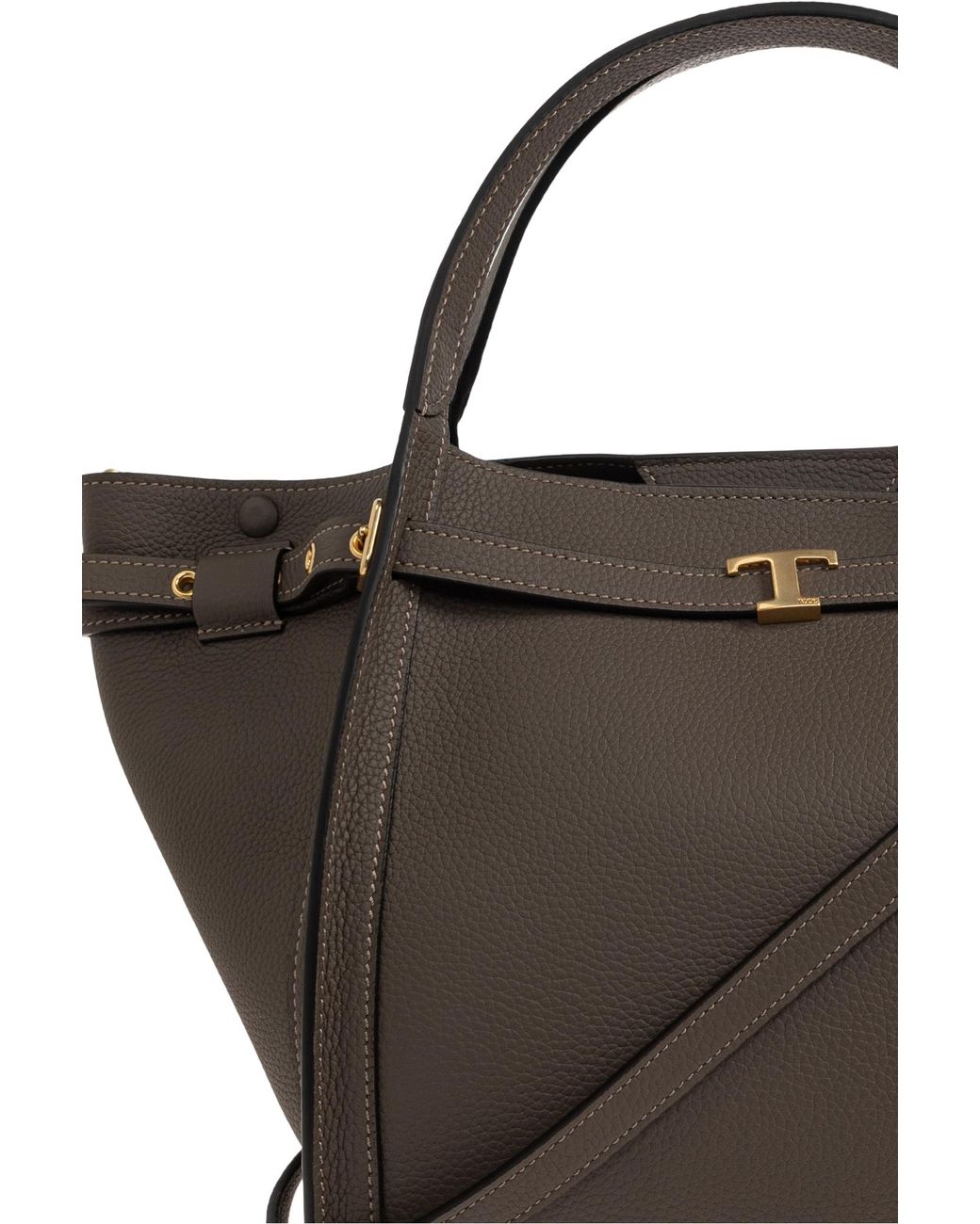 Tod's White Leather Bag 'Tim Small'