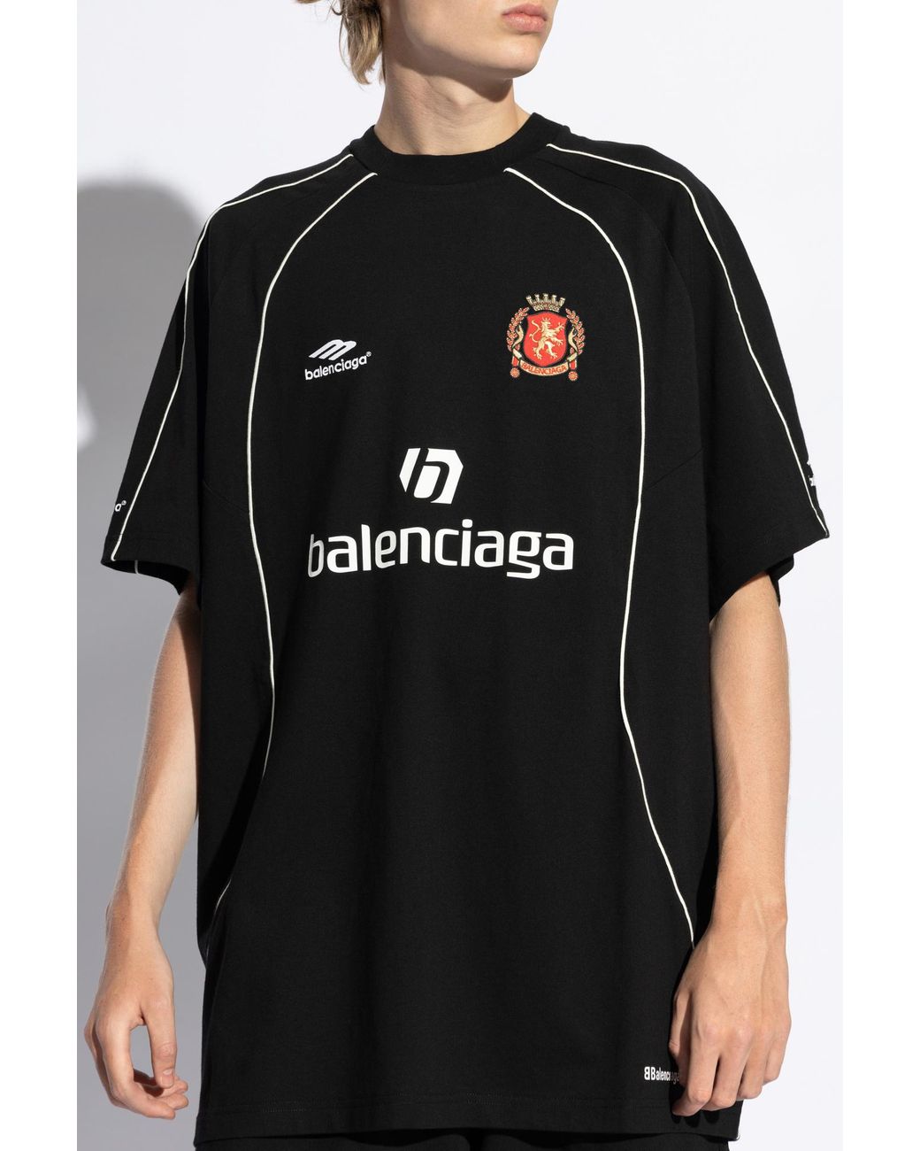 Balenciaga T-Shirt With Logo in Black for Men | Lyst Balenciaga T-Shirt With Logo in Black for Men | Lyst