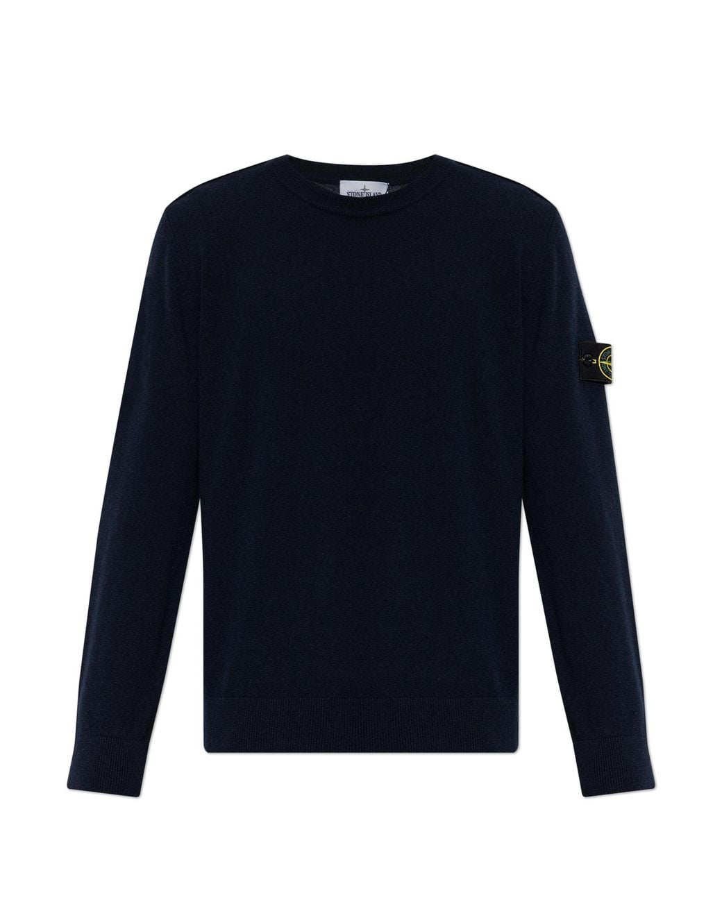 Stone Island Blue Light Jacket With Collar for men