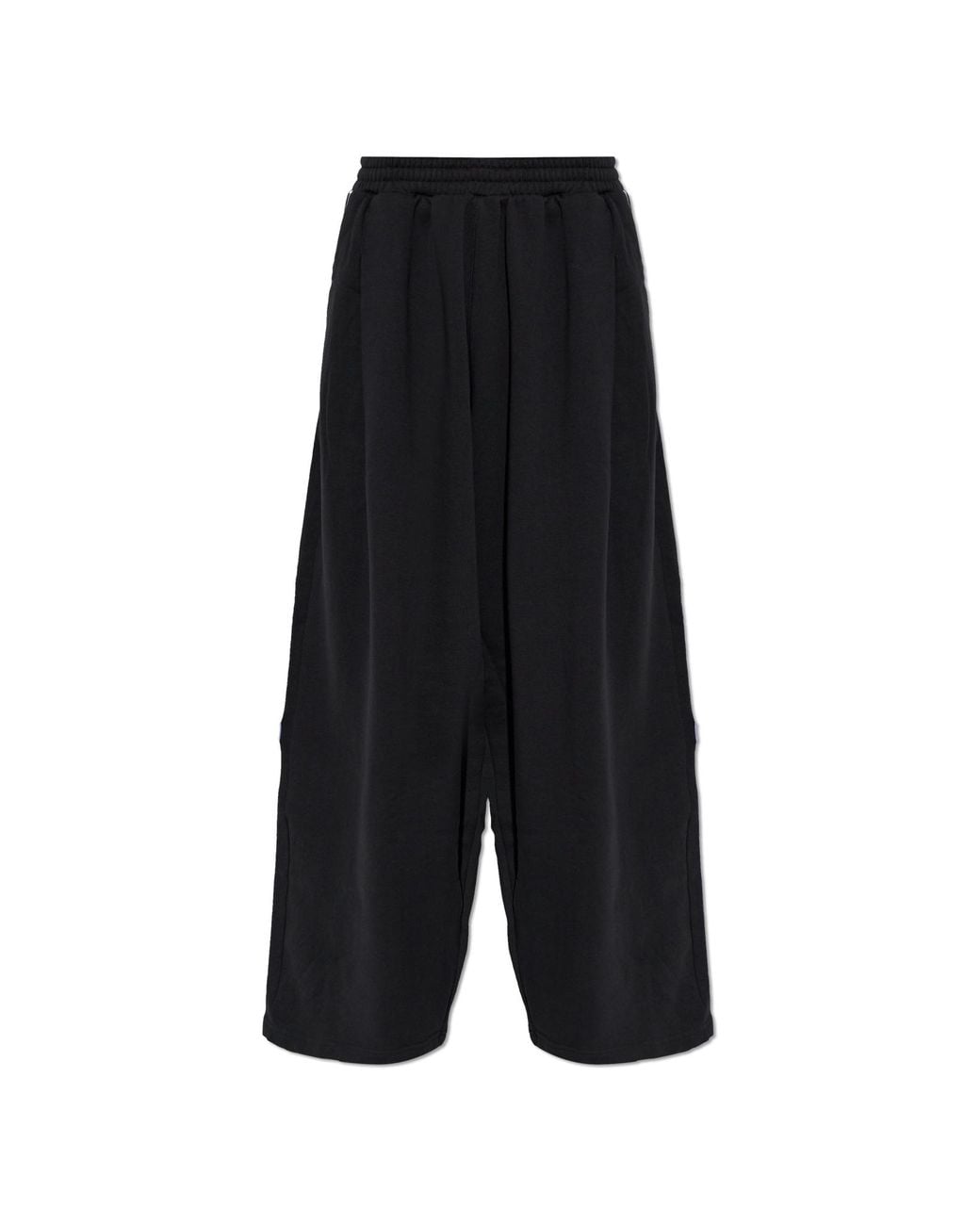 Adidas Originals Black Wide-Leg Track Pants for men