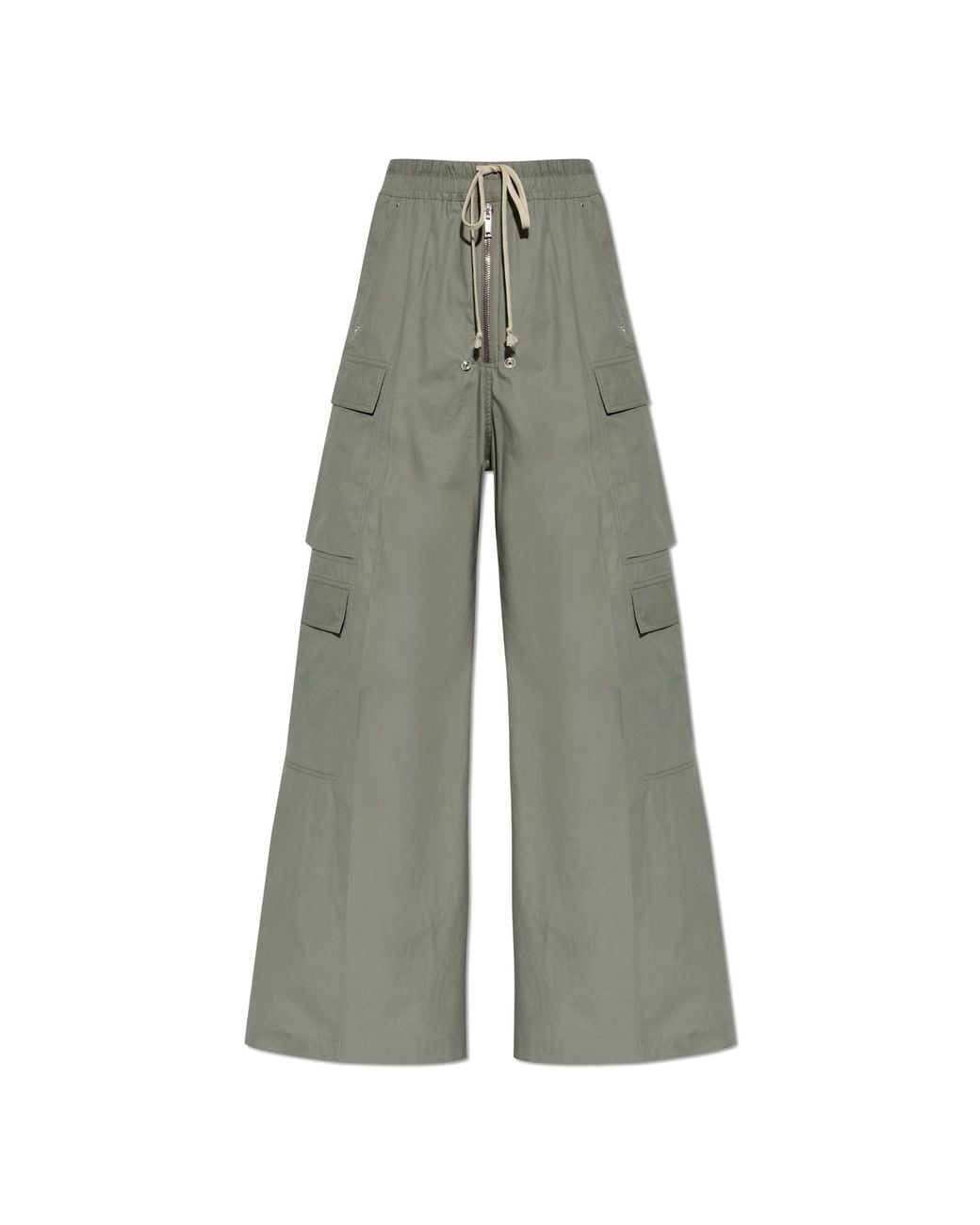 Rick Owens Green Cargo Trousers for men