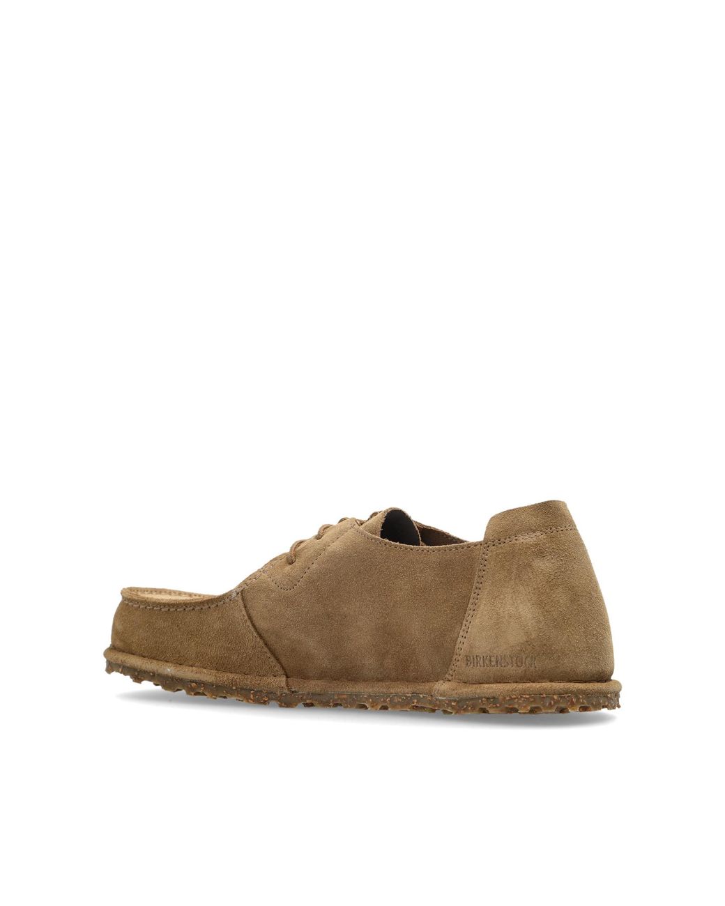 Birkenstock Brown Suede Shoes 'Utti Lace' for men