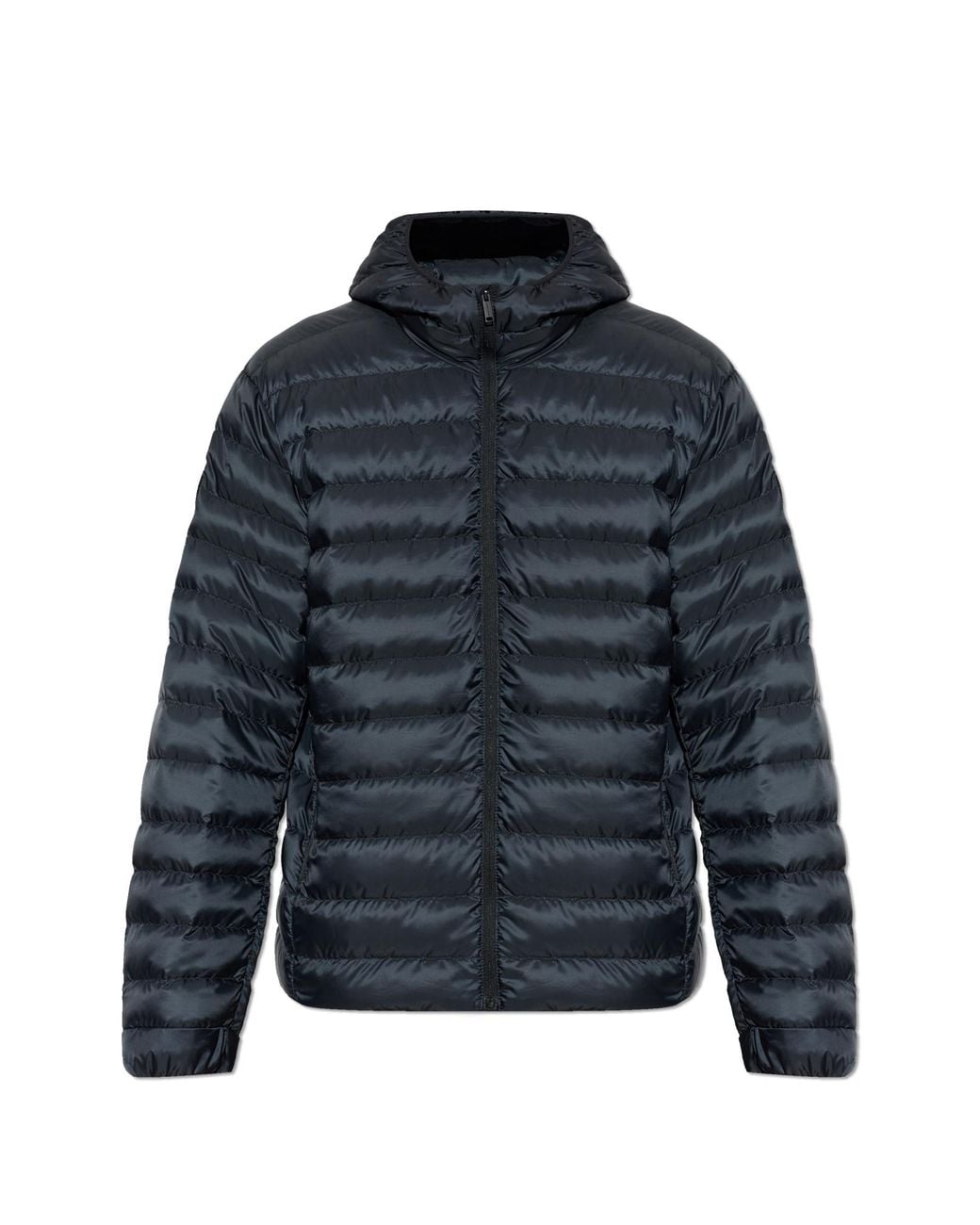 Canada Goose Blue Down Jacket With Hood for men