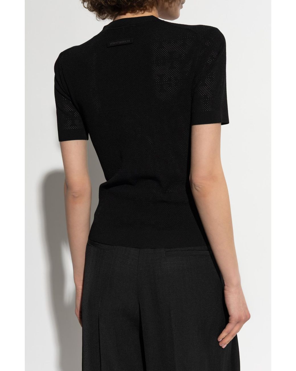 Tory Burch Black Top With Perforation