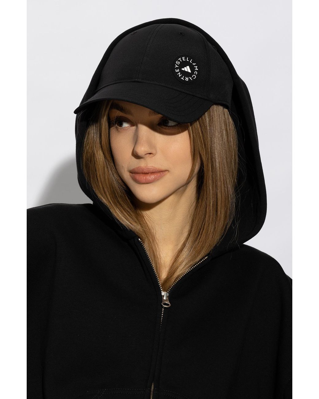 Adidas By Stella McCartney Black Baseball Cap
