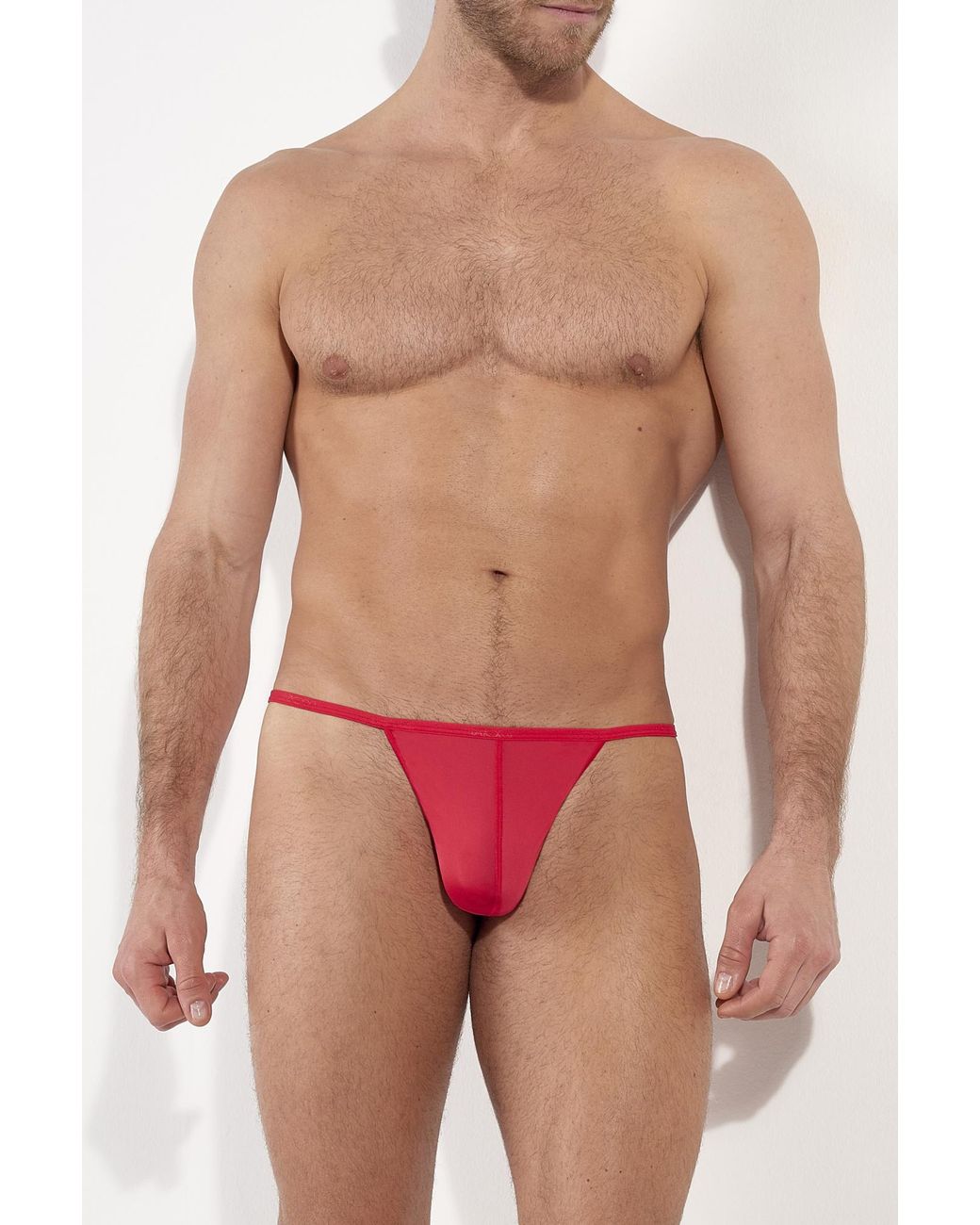 Hom Red Strings From The "Plume" Collection for men