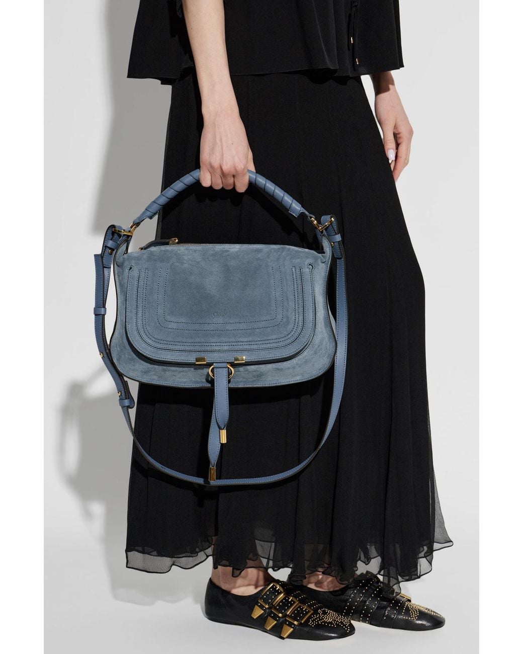 Chloé Blue Handbag "Marcie Small"