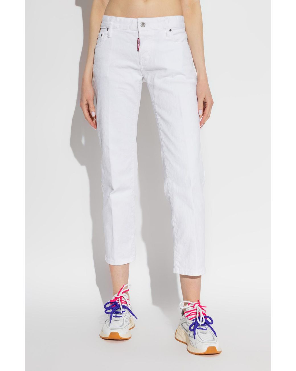 DSquared² White 'Jenna' Jeans
