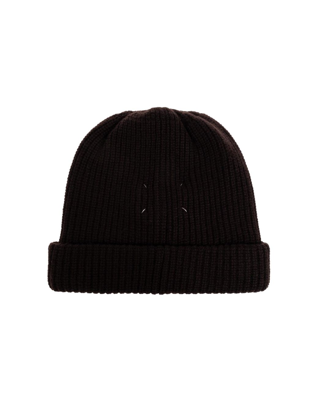 Maison Margiela Black Cashmere Beanie for men