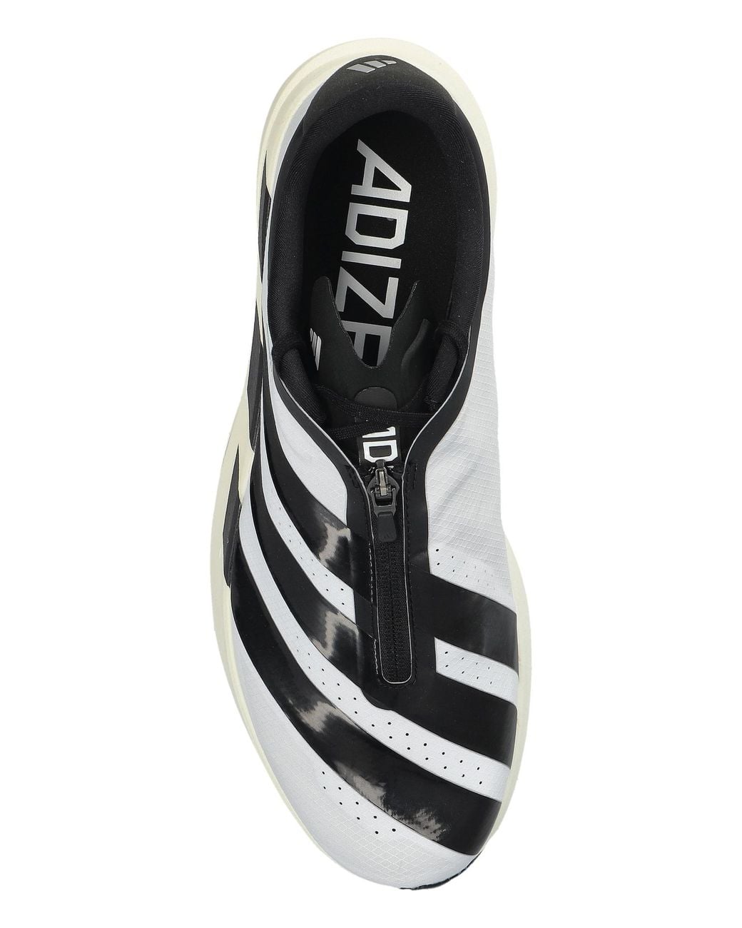 Adidas Originals Black Sports Shoes 'Adizero Evo Sl Zip' for men