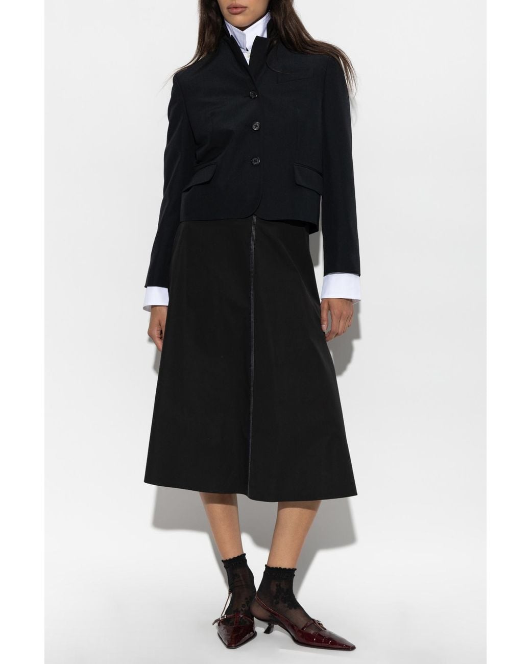 Marni Black Blazer With Single Vent