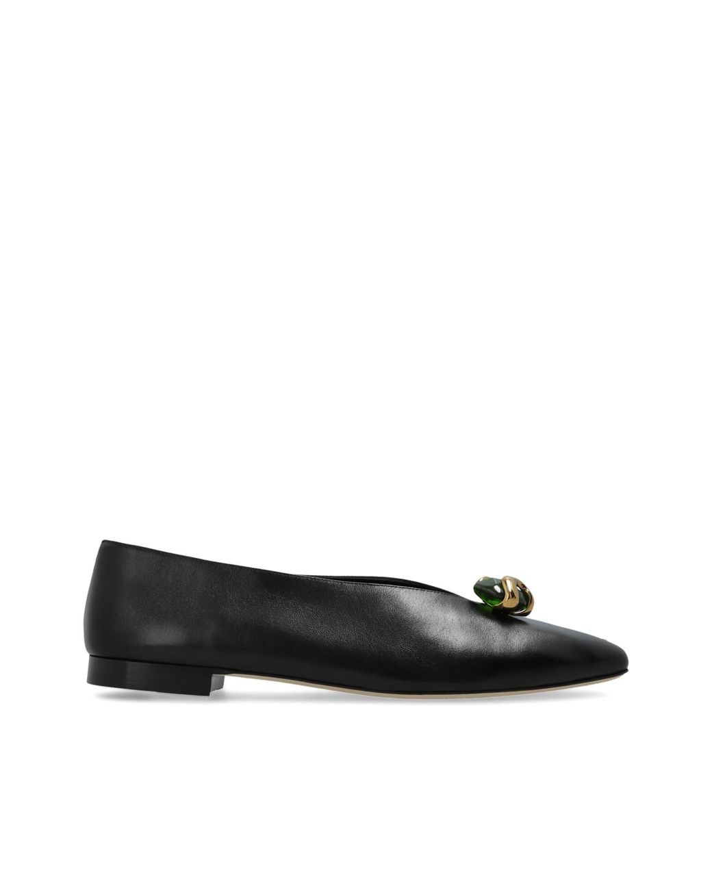 Jimmy Choo Black Ballet Flats "Margot"
