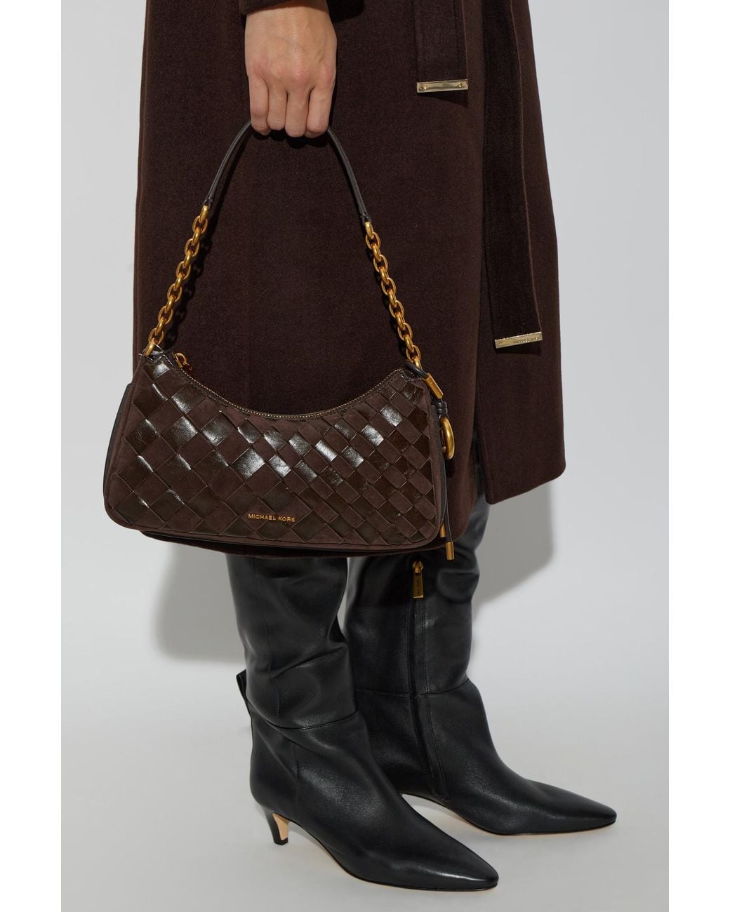 MICHAEL Michael Kors Brown 'Nolita' Shoulder Bag