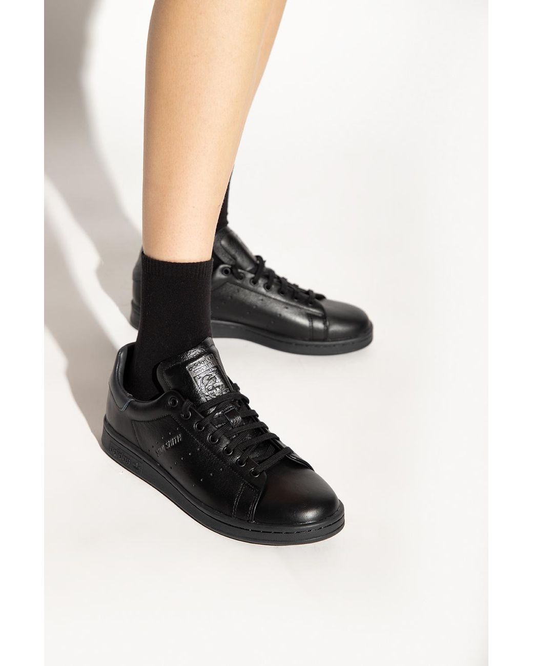 adidas Originals 'stan Smith Lux' Sneakers in Black | Lyst